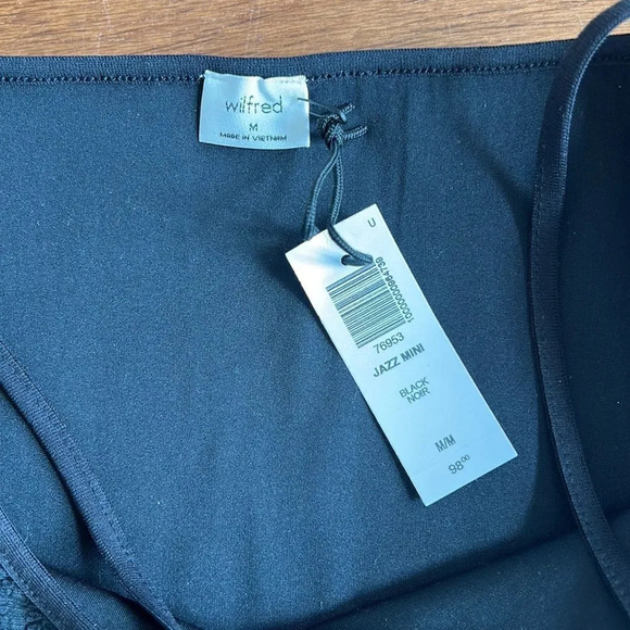 Aritzia Wilfred Jazz Mini Black Dress - Picture 8 of 11